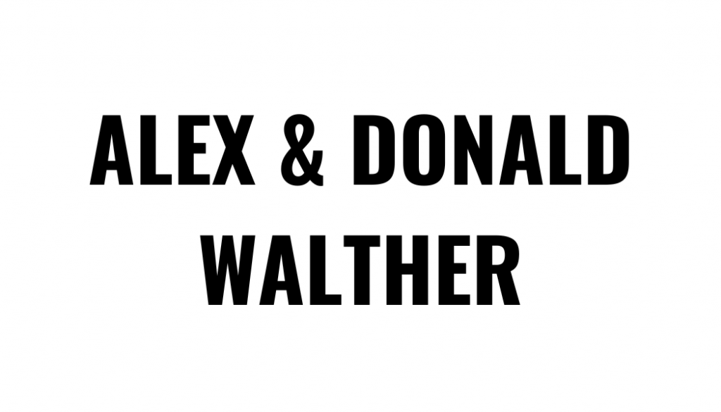 Alex and Donald Walther